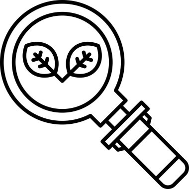 Büyüteç. Web simgesi basit tasarım