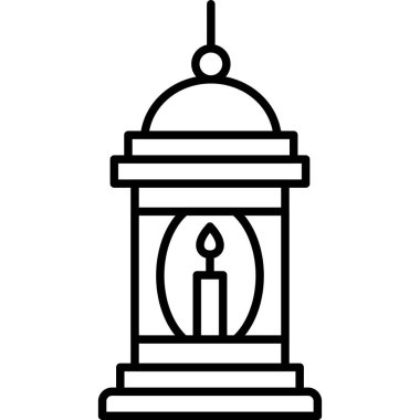 Fener. Web simgesi basit illüstrasyon