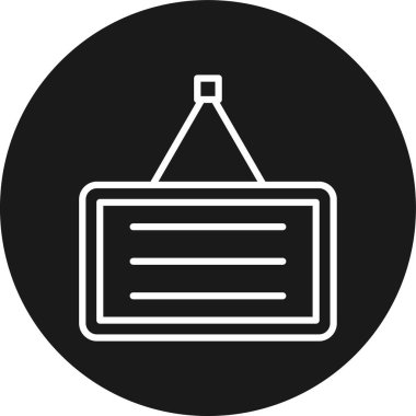 Pano. Web simgesi basit tasarım