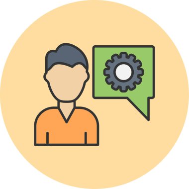 Çalışanların & çalışması için iş yönetimi dairesi simgesi