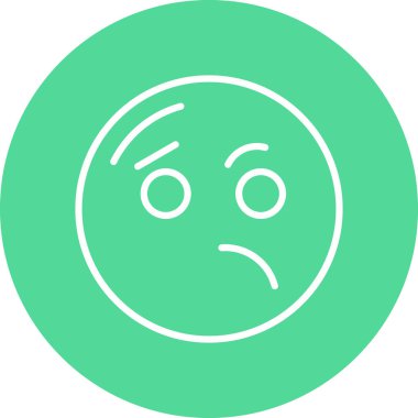 Kişisel ve ticari kullanım için kızgın yüz vektör simgesi simgesi vektör çizimi..