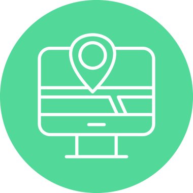 Konumu vektör simge işareti simge vektör çizim kişisel ve ticari kullanım için..