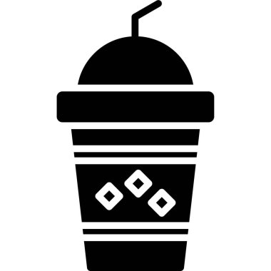 kahve içeceği ikon vektör illüstrasyonu
