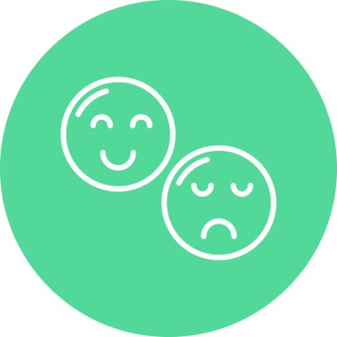 Emoji. Web simgesi basit tasarım