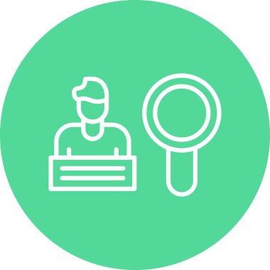 Ara. Web simgesi basit illüstrasyon