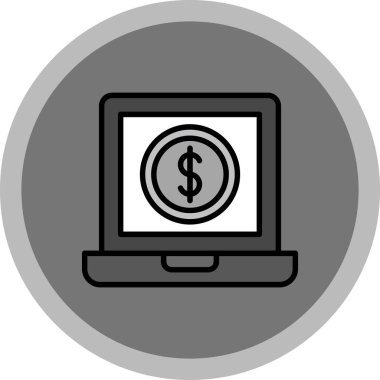 Dolar vektör simgesi tasarımı