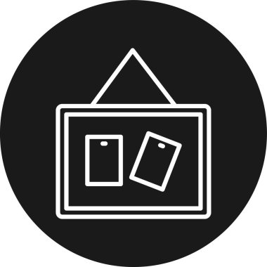 Tasarımda vektör çemberi modern simgesinin gösterimi