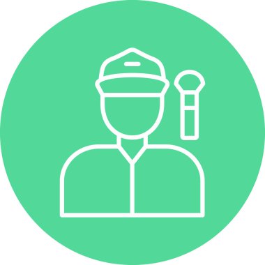 İnşaat işçisinin vektör çizimi