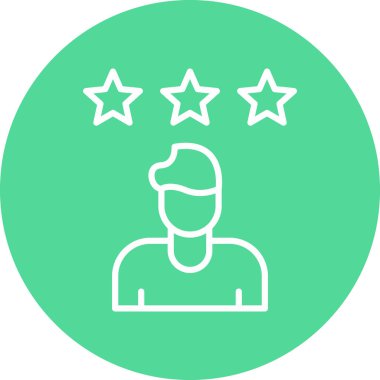 Yıldız. Web simgesi basit illüstrasyon