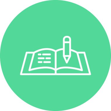 Eğitim simgesinin vektör illüstrasyonu