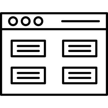 tarayıcı web sayfası simgesi, özet biçimi