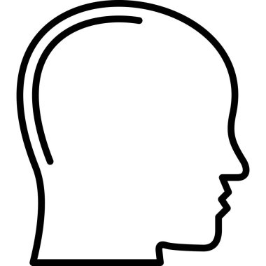 Profil simgesi vektör illüstrasyonu