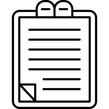 belge simgesi, vektör illüstrasyon tasarımı