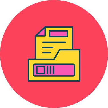 Yazıcı. Web simgesi basit illüstrasyon