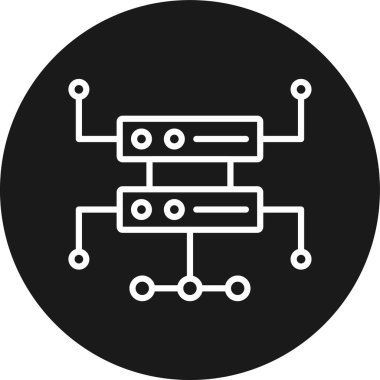 devre kartı simgesi, vektör illüstrasyonu