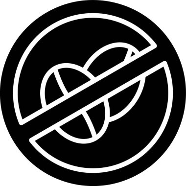 Dumanlı ikon vektör illüstrasyonu yok