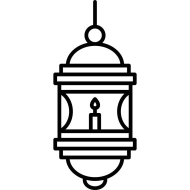 Fener. Web simgesi basit illüstrasyon