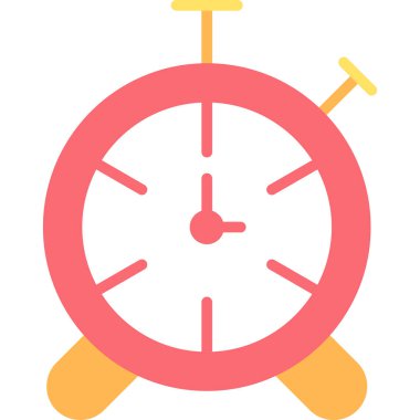 Saat simgesi vektör illüstrasyonu