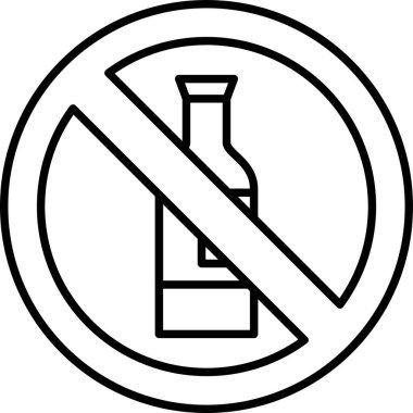 yasaklı alkol simgesi yok