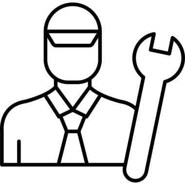 Tamirci işçi simgesi
