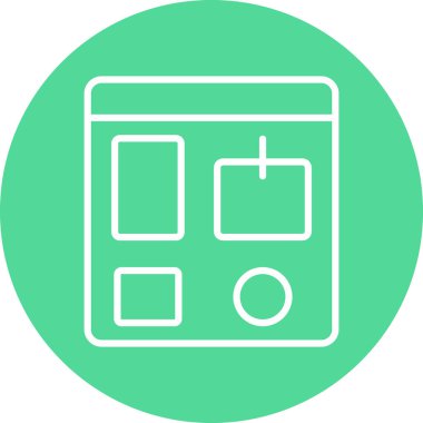 Kişisel ve ticari kullanım için çizim simgesi tasarımı.