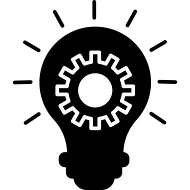 Ampul Simgesi, Vektör illüstrasyonu