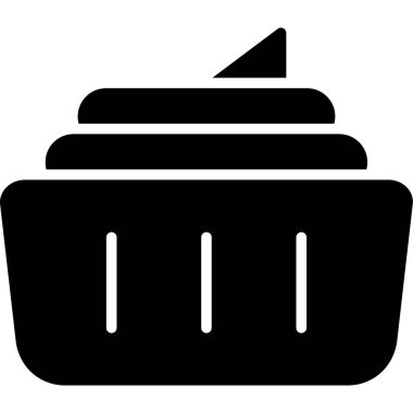 Sepet simgesi, vektör illüstrasyonu