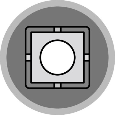 Kamera simgesi. Kamera vektör simgesi web için basit çizimi