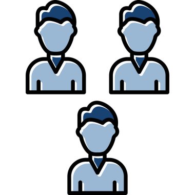 Vektör Avatar Simgesi illüstrasyonu