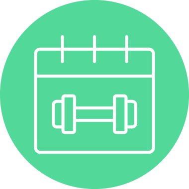 Dambıl. Web simgesi basit illüstrasyon