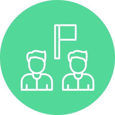 İnsan simgesinin vektör illüstrasyonu