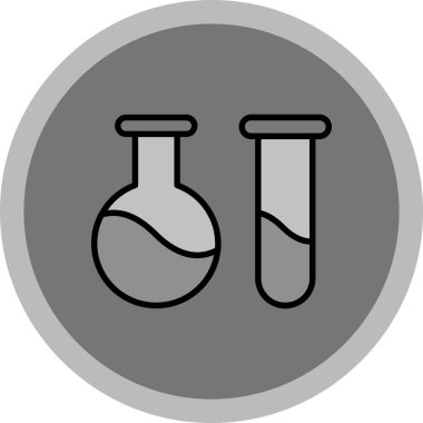 test tüp vektör simgesi