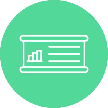 grafik ikonu vektör illüstrasyonu