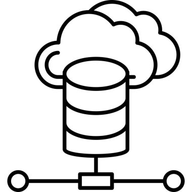 bulut veri depolama simgesi