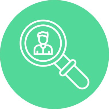 Arama simgesi vektör illüstrasyonu