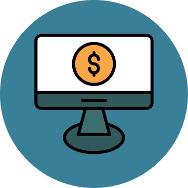 Para işaretli dizüstü bilgisayar