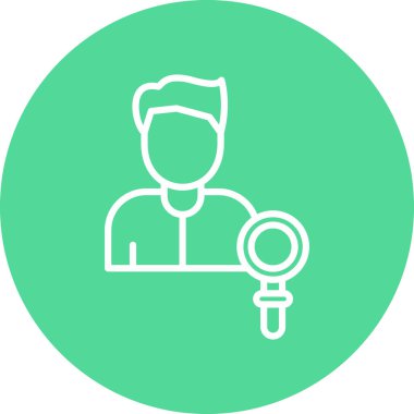 Bul. Web simgesi basit illüstrasyon