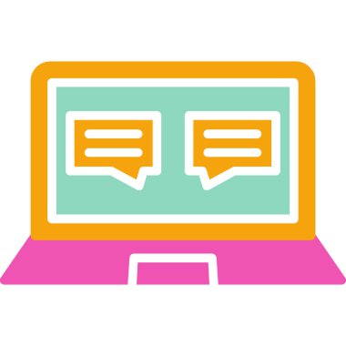 dizüstü bilgisayar kutsal kişilerin resmi. vektör çizim