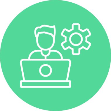 seo modern simgesinin vektör illüstrasyonu