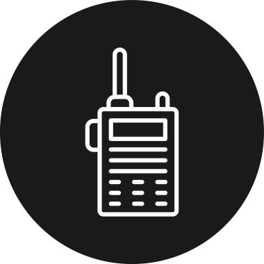 vector illustration of walkie talkie icon