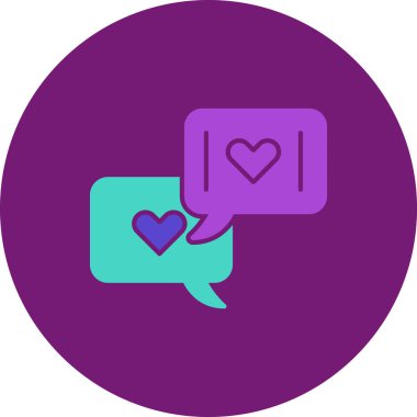 Baloncuk. Web simgesi basit illüstrasyon