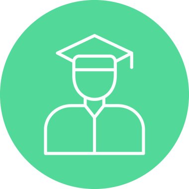 Öğrenci mezuniyeti. Basit tasarım