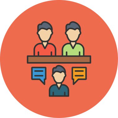 İş adamları. Basit tasarım