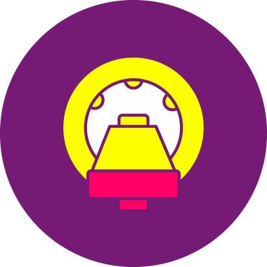 Çan simgesi vektör illüstrasyonu