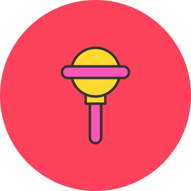 Bir simgenin vektör illüstrasyonu