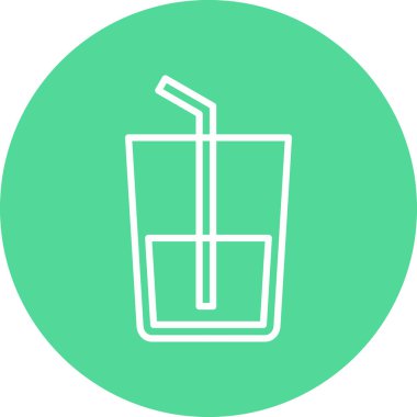 içki ikonu vektör illüstrasyonu