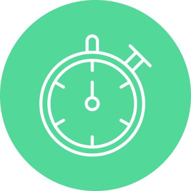 Saat simgesinin vektör illüstrasyonu