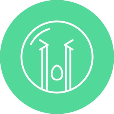 Bir yolun vektör illüstrasyonu