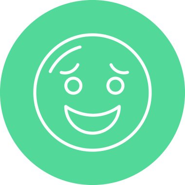 emoji. Web simgesi basit illüstrasyon