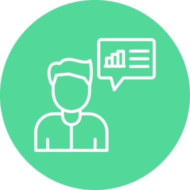 İnsan simgesinin vektör illüstrasyonu